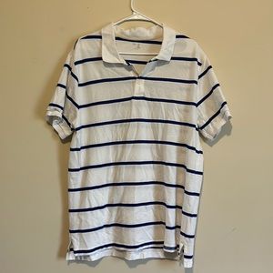 Mens GAP striped polo shirt XL